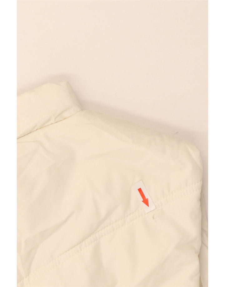 Hurley Damen Wattierte Weste UK 18 XL Off White Polyester