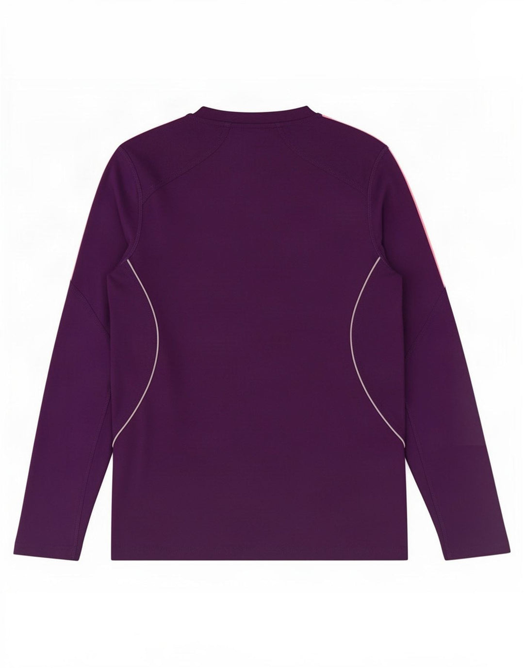 Adidas Damen Top Langarm UK 12 Medium Lila Polyester