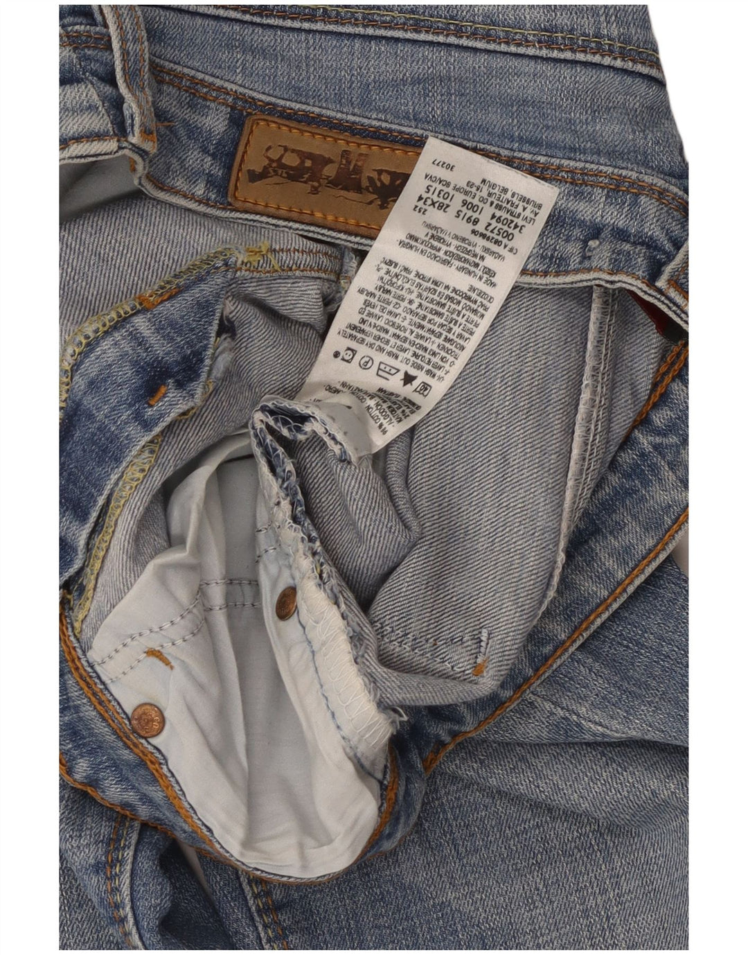 Levi's Damen 572 Bootcut Jeans W28 L34 Blaue Baumwolle