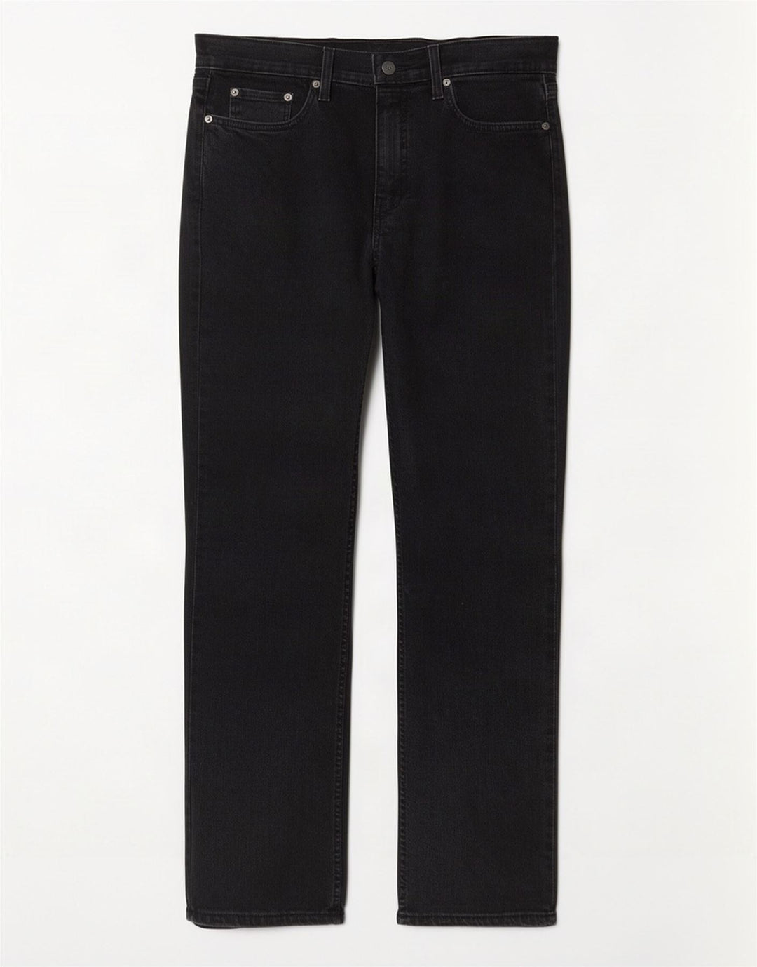 Levi's Herren 527 Bootcut Jeans W33 L34 Schwarze Baumwolle