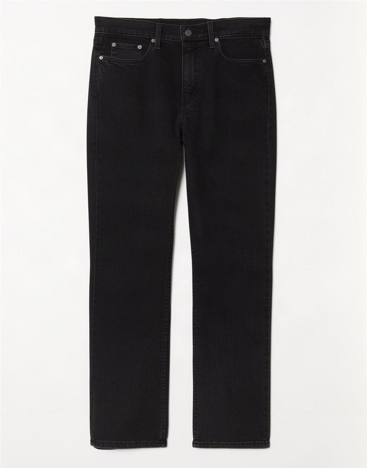 Levi's Herren 527 Bootcut Jeans W33 L34 Schwarze Baumwolle