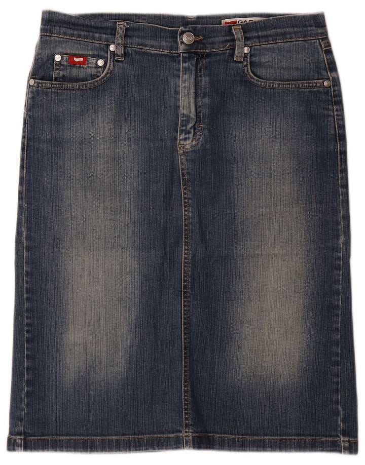 Gas Damen Jeansrock Medium W30 Blau