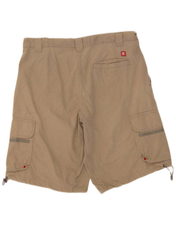 Timberland Herren Cargoshorts W35 Large Beige Baumwolle