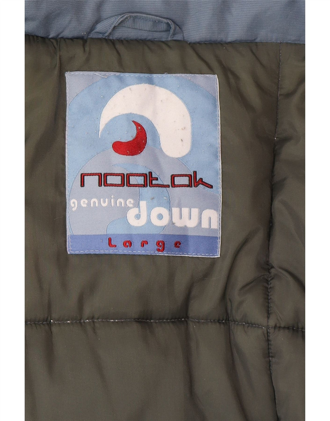 Vintage Herren Wattierte Jacke UK 40 Groß Blau