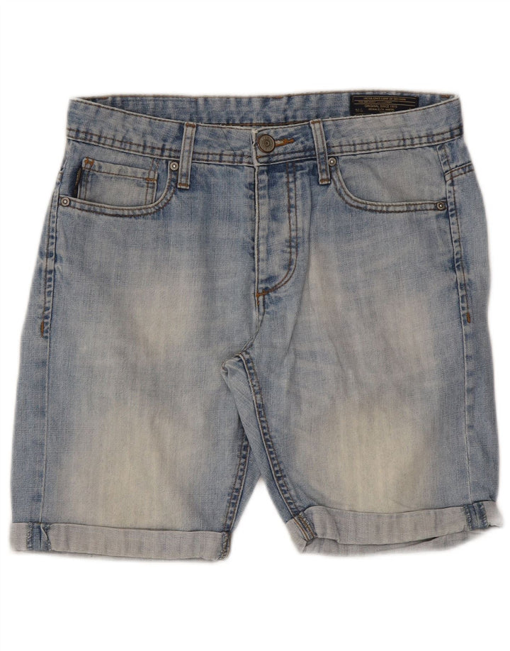 Jack & Jones Herren Jeansshorts W32 Mittelblau