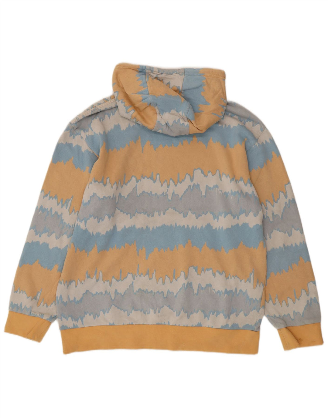 Adidas Herren-Kapuzenpullover mit Grafik, mittelgroß, mehrfarbig, Batik-Baumwolle