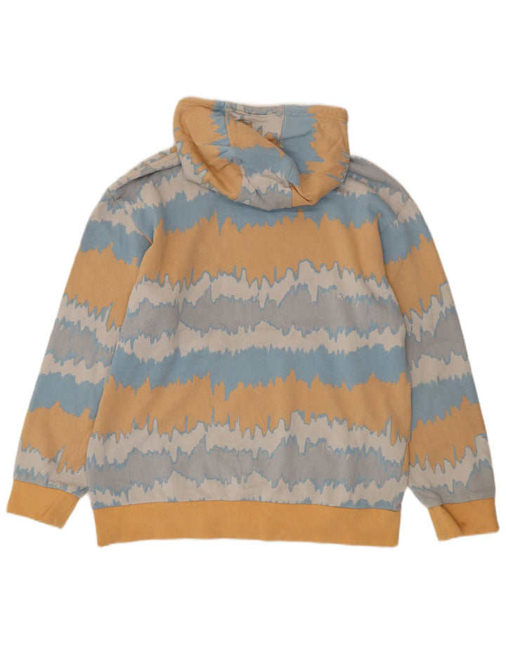 Adidas Herren-Kapuzenpullover mit Grafik, mittelgroß, mehrfarbig, Batik-Baumwolle