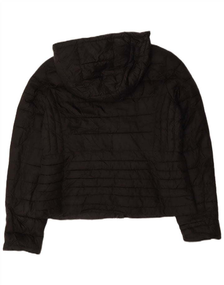 Zara Damen-Jacke mit Kapuze, gepolstert, UK 18, XL, Schwarz, Polyester