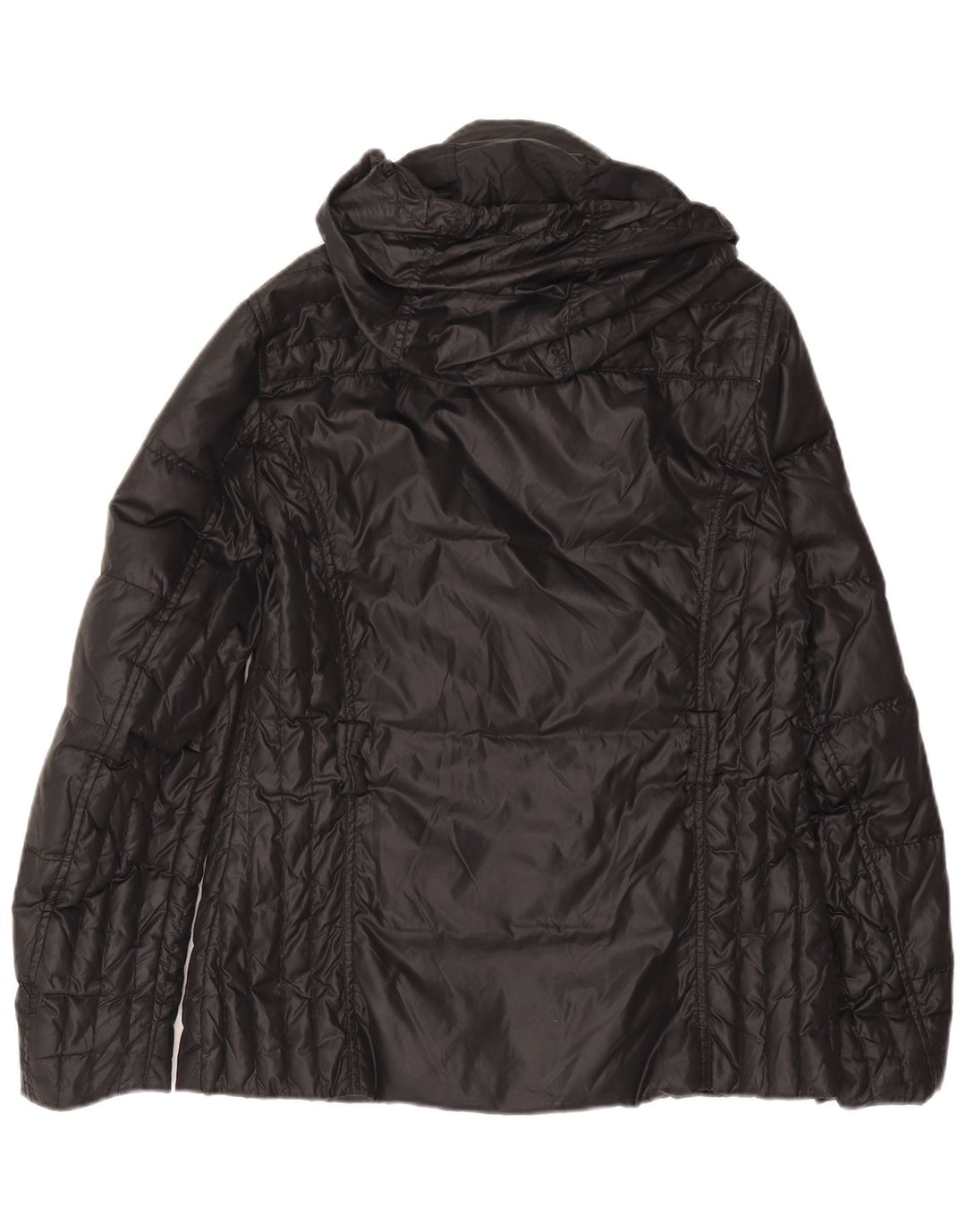 North Sails Damen-Jacke mit Kapuze, gepolstert, UK 16, Größe L, Schwarz, Polyamid