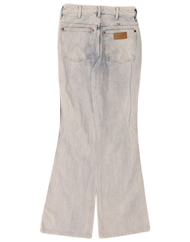 WRANGLER Womens Bootcut Jeans W25 L31 Blue Cotton