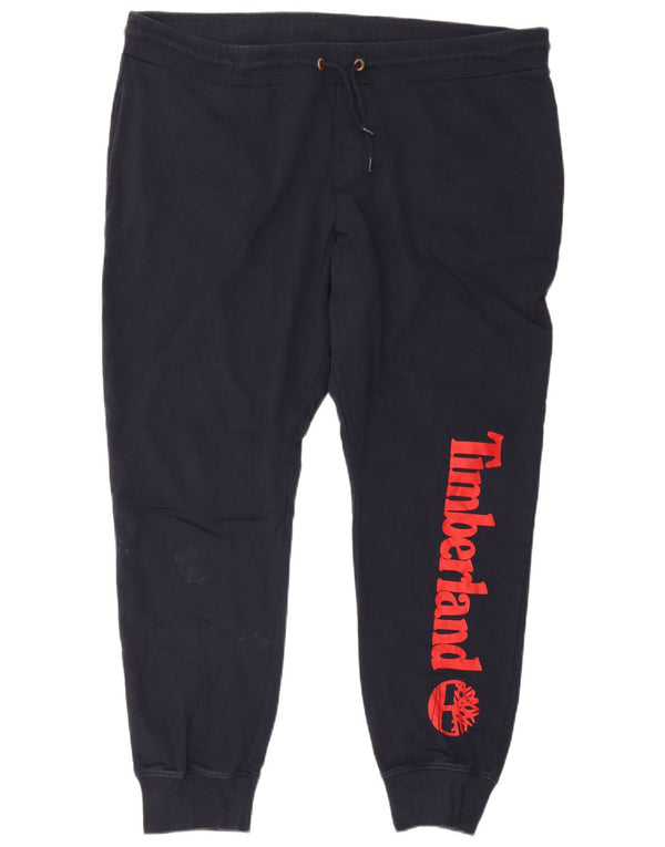 Timberland Herren Grafik-Trainingshose, Jogginghose, 3XL, Marineblau, Baumwolle