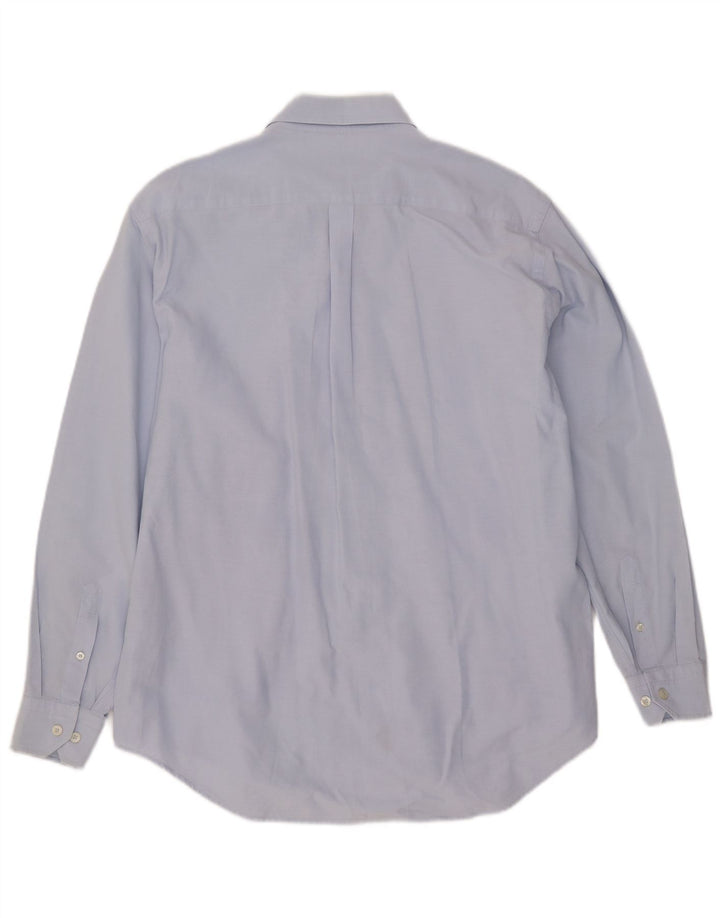 Ellesse Herren-Hemd, groß, aus blauer Baumwolle