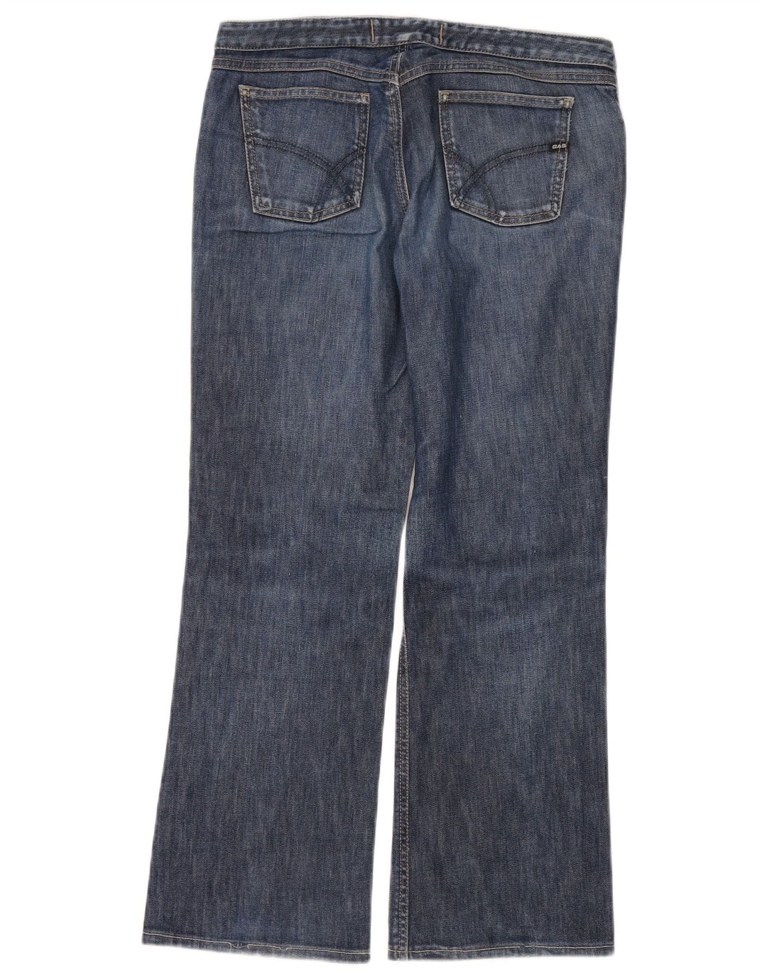 Gas Damen Bootcut Jeans W28 L28 Blau