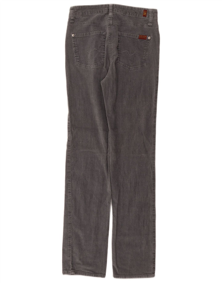 7 FOR ALL MANKIND Gerade Cordhose für Jungen, 15–16 Jahre, W32, L29, Grau