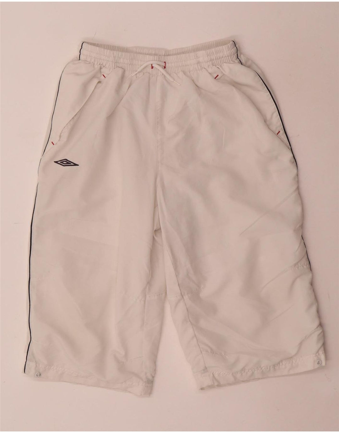 Umbro Herren-Badeshorts mit Grafik, mittelweißes Polyester