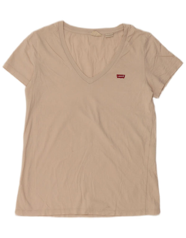 Levi's Damen T-Shirt Top UK 10 Small Grau
