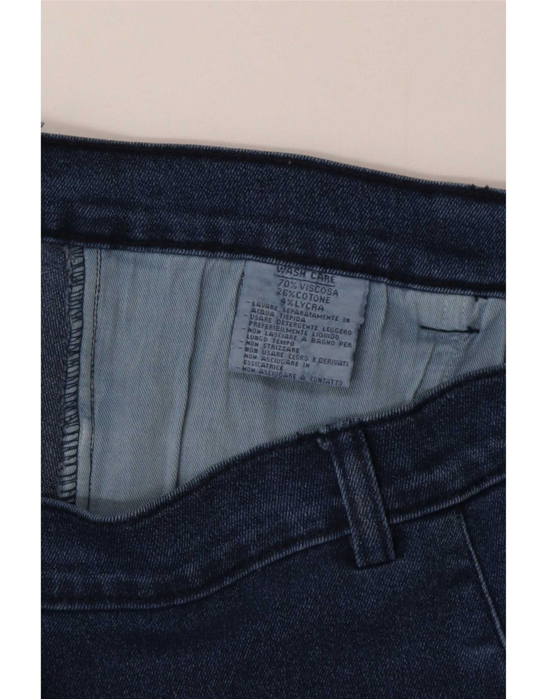 Positano by Jean Paul ausgestellter Rock für Damen, Größe L, W32, Blau, Patchwork