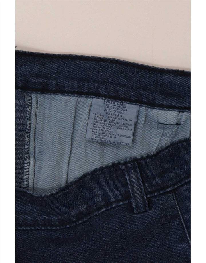Positano by Jean Paul ausgestellter Rock für Damen, Größe L, W32, Blau, Patchwork