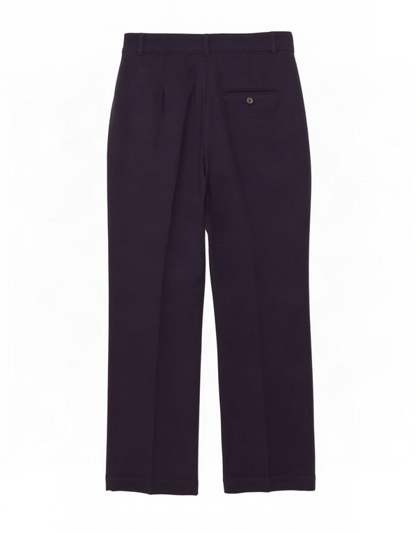 Ralph Lauren Damen-Anzughose mit hoher Taille, US 8, M, W26, L32, Marineblau