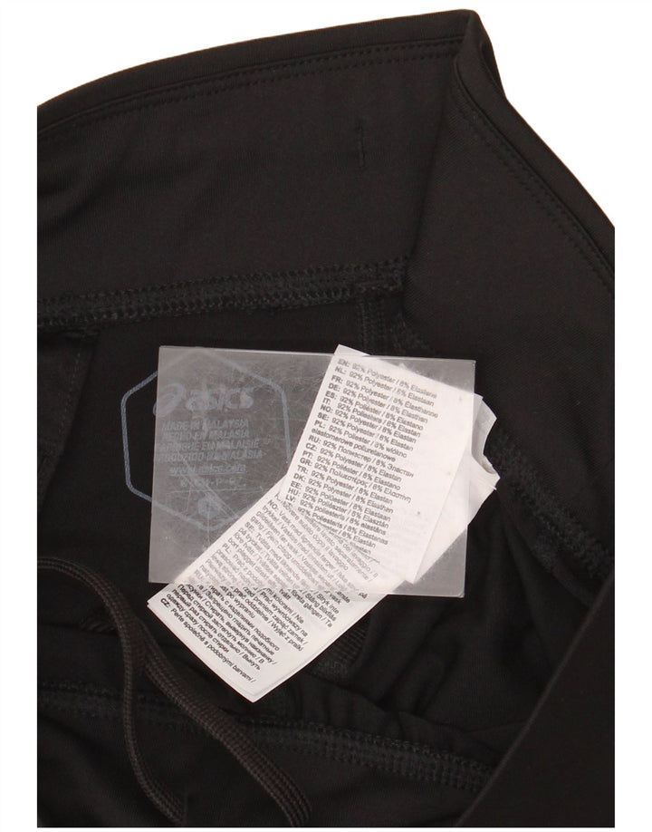 ASICS Damen Leggings UK 10 Small Schwarz Polyester