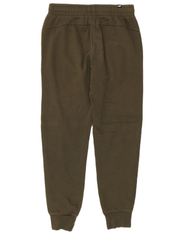 Puma Herren-Trainingshose, Jogginghose, Größe S, Khaki, Baumwolle