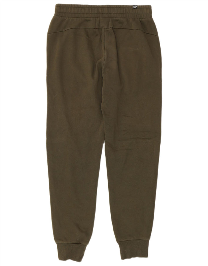 Puma Herren-Trainingshose, Jogginghose, Größe S, Khaki, Baumwolle