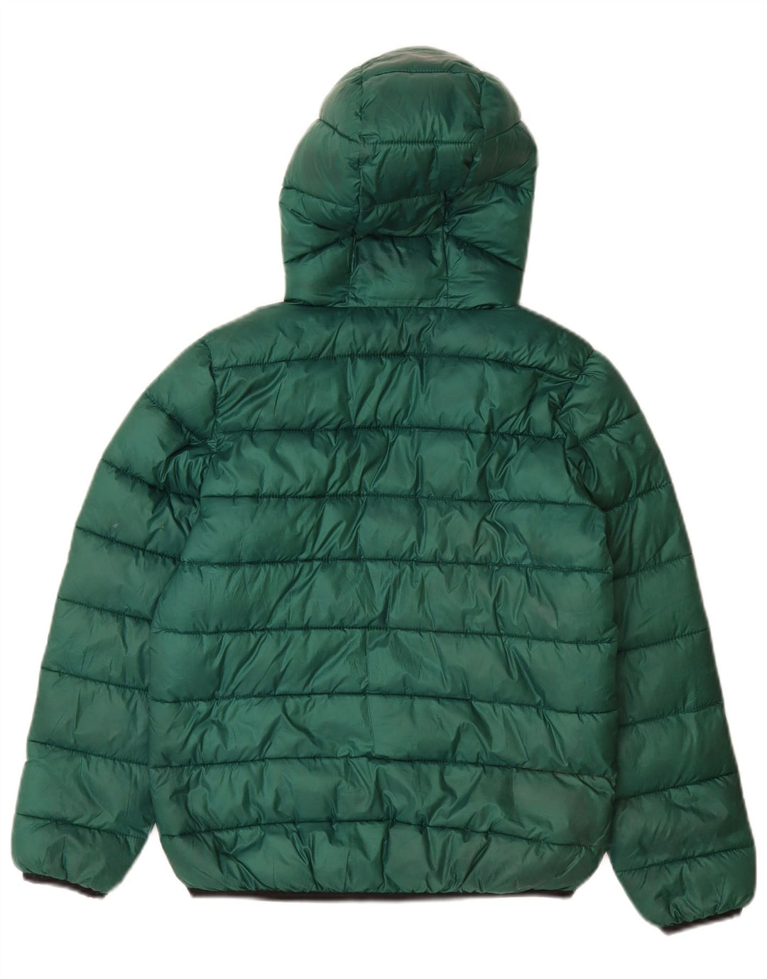 Champion wattierte Jungenjacke mit Kapuze, 9–10 Jahre, mittelgrünes Polyester