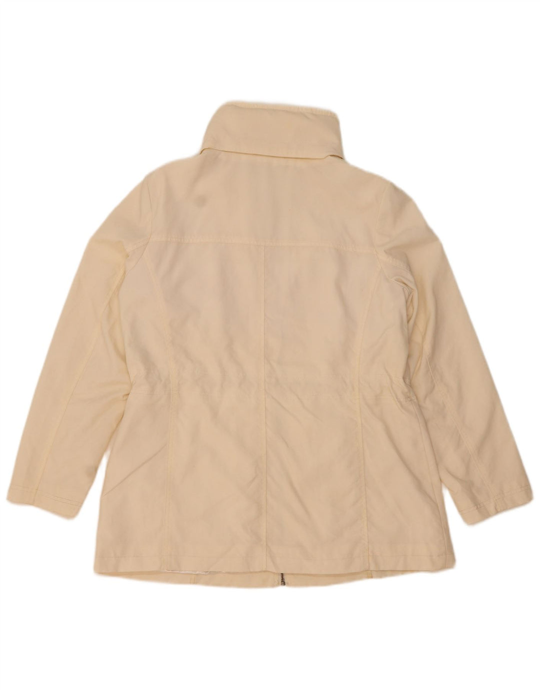 Marks & Spencer Damen-Utility-Jacke mit Kapuze, UK 16, Größe L, gebrochenes Weiß