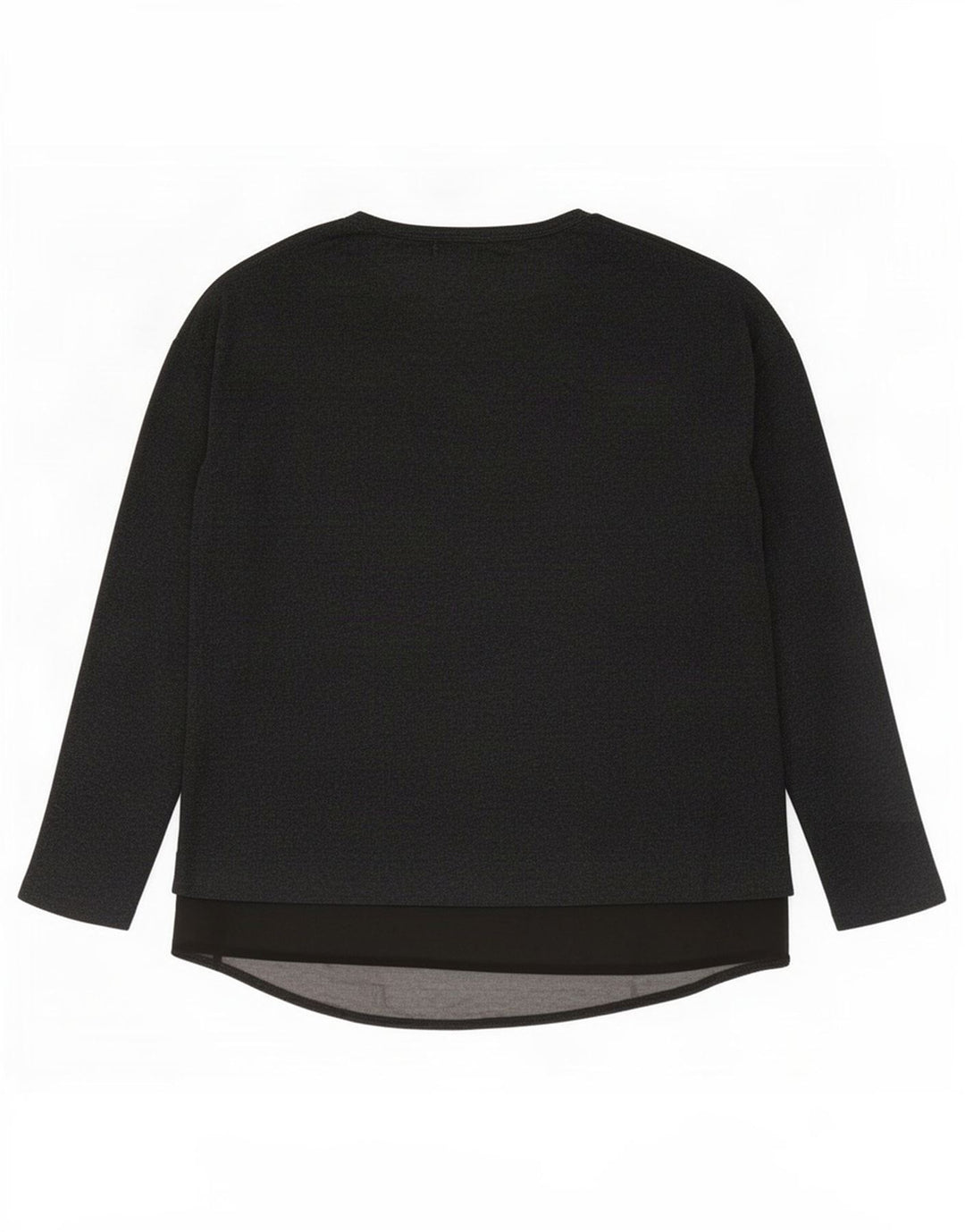 Zara Damen-Oversize-Oberteil mit langen Ärmeln, UK 10, Small, Grau, Farbblock
