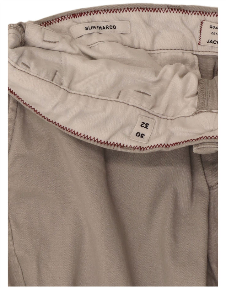 Jack & Jones Herren Marco Slim Chinohose W30 L25 Grau