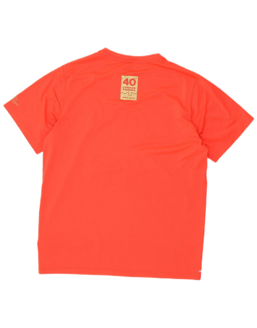 New Balance Herren Grafik-T-Shirt-Oberteil, großes rotes Polyester