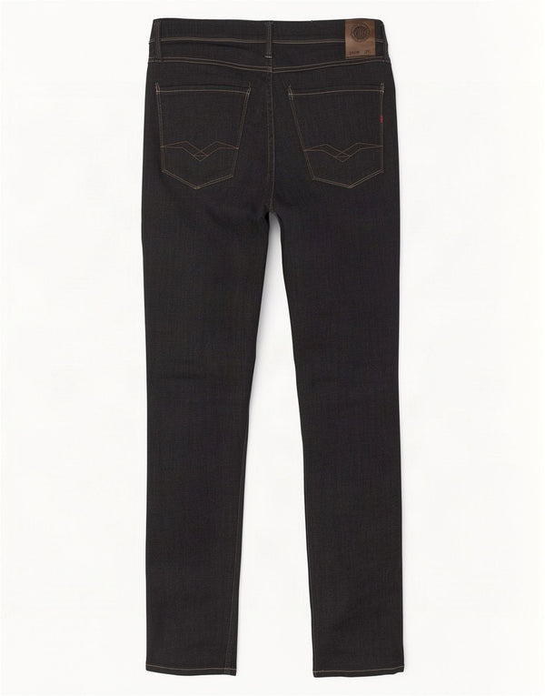 Replay Damen Anbass Slim Jeans W31 L32 Marineblau Baumwolle