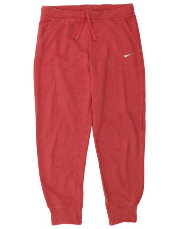 Nike Damen Trainingshose Jogger UK 14 Mittelrosa Baumwolle