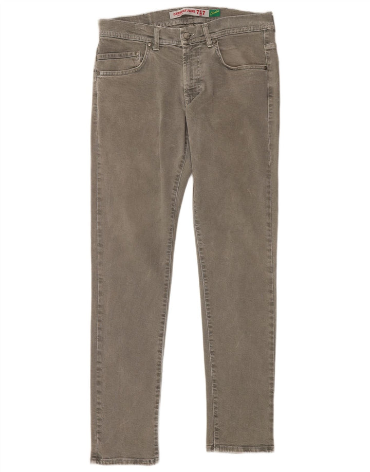 CARRERA Herren 717 Slim Jeans IT 48 Medium W33 L32 Graue Baumwolle