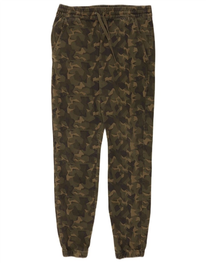 Levi's Herren-Jogginghose, Größe M, W30, L28, Khaki, Camouflage, Baumwolle