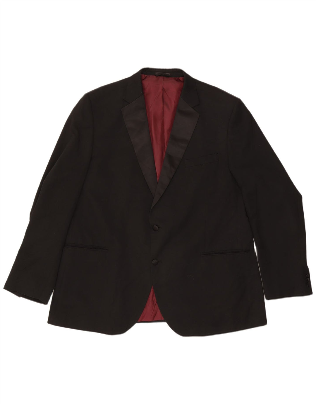 Marks & Spencer Herren-Blazer mit 2 Knöpfen, reguläre Passform, UK 48, 2XL, Schwarz