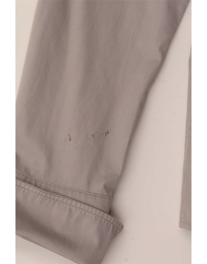 Hugo Boss Damen formelles Hemd UK 12 Mittelgrau