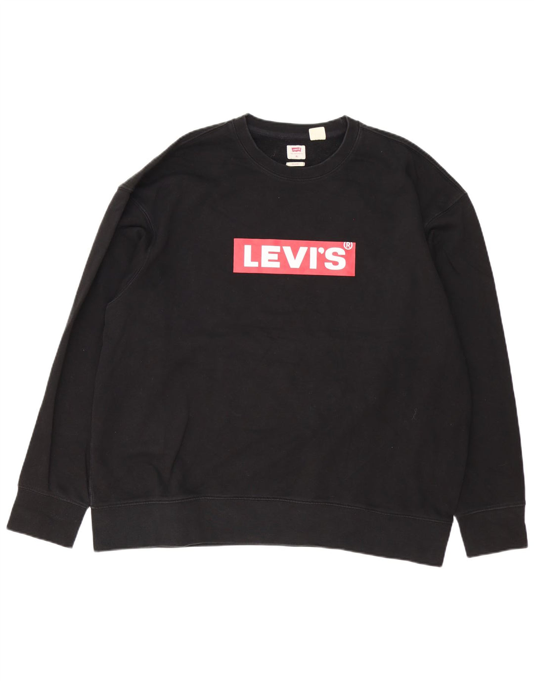 Levi's Herren Relaxed Graphic Sweatshirt Pullover XL Schwarz Baumwolle