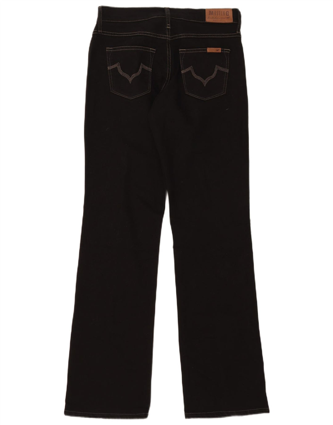 Mustang Herren Bootcut Jeans W32 L32 Schwarz