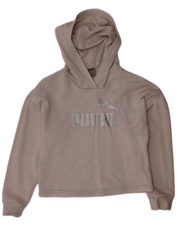 Puma Mädchen Graphic Hoodie Pullover 9–10 Jahre rosa Baumwolle