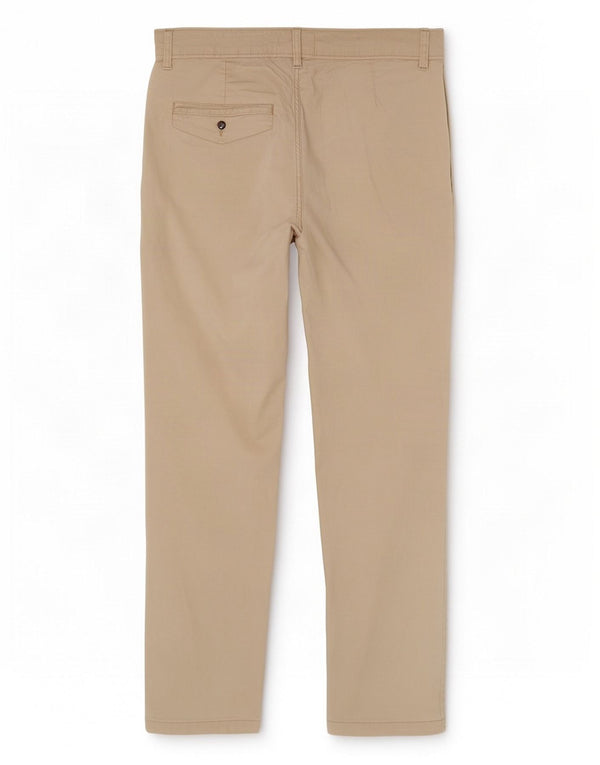Gerade Chino-Hose für Damen von Marks & Spencer, Gr. 16, Größe L, W36, L28, Beige