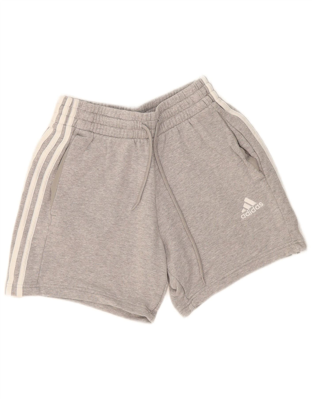 ADIDAS Mens Sport Shorts Small  Grey Cotton