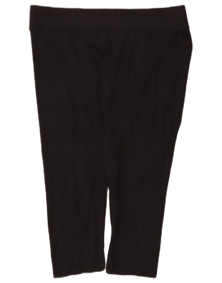 Marks & Spencer Damen Leggings UK 18 XL Schwarze Viskose