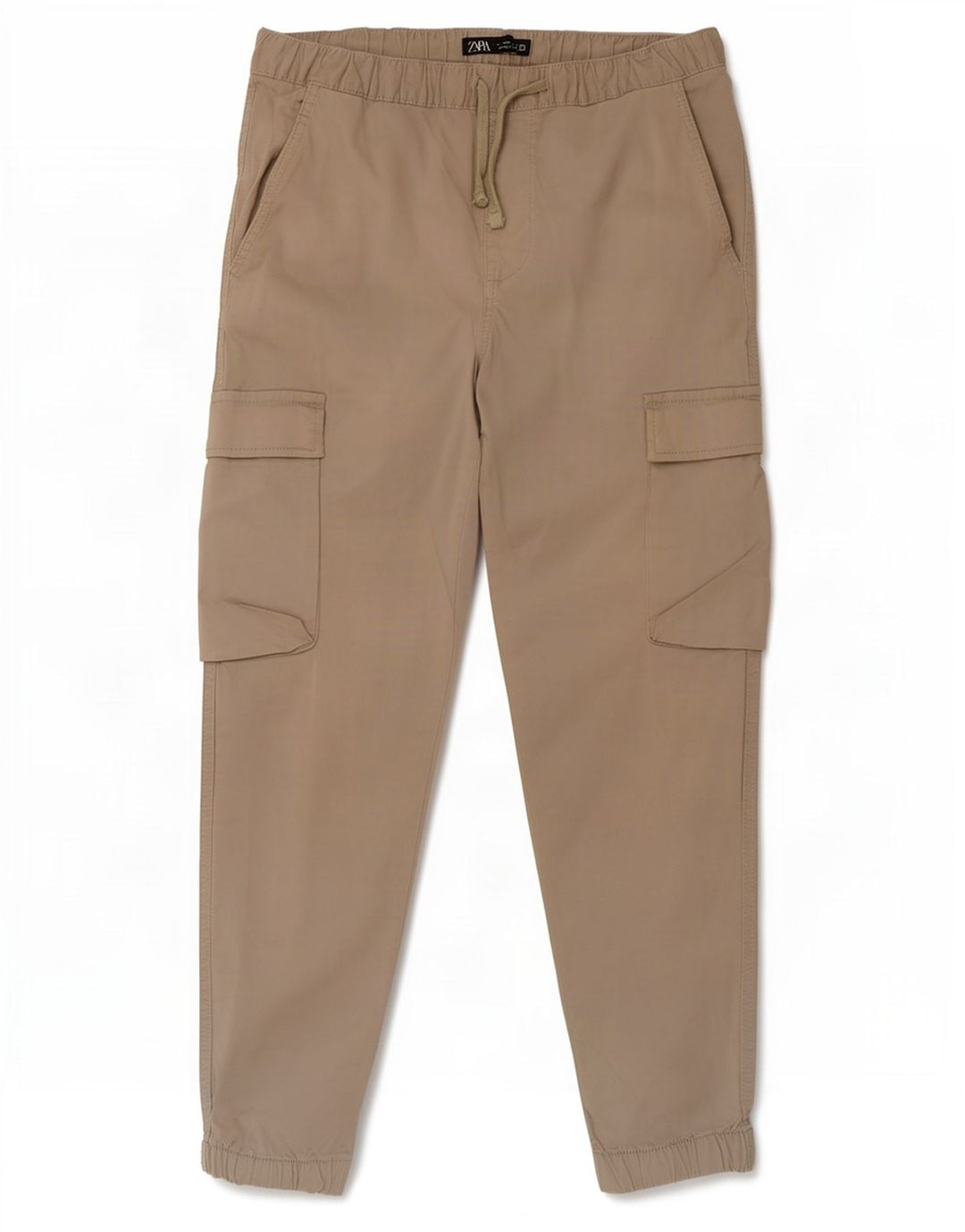 Zara Herren-Jogger-Cargohose, Größe M, W31, L26, Beige