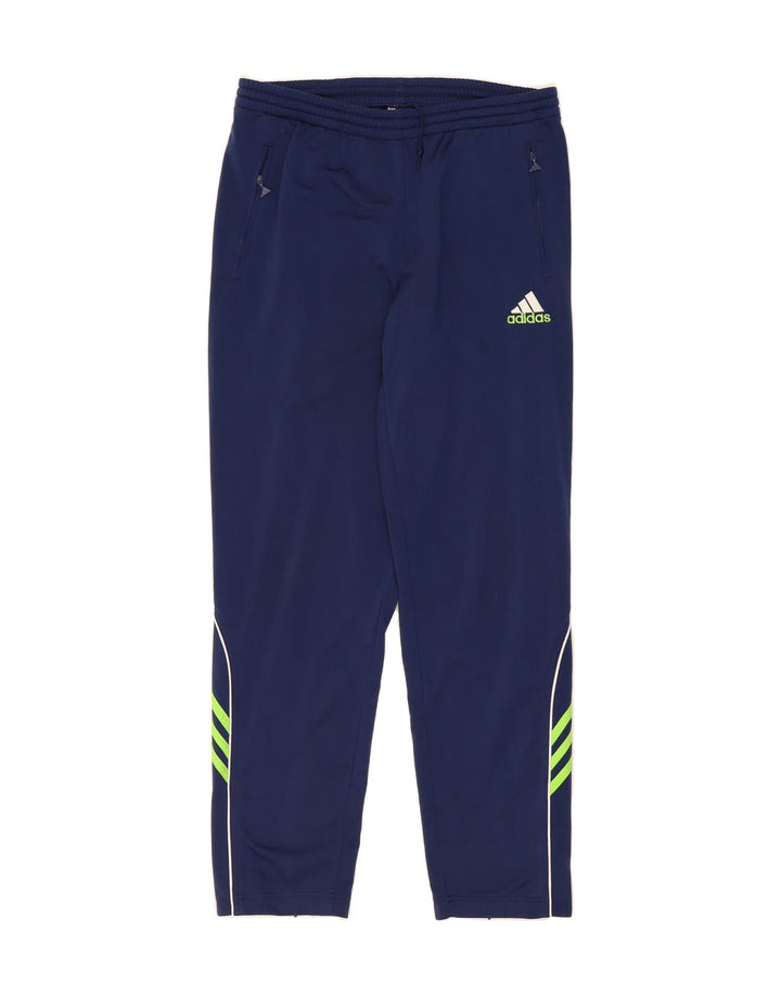 ADIDAS Mens Tracksuit Trousers UK 36/38 Small  Navy Blue Polyester Vintage Adidas and Second-Hand Adidas from Messina Hembry 