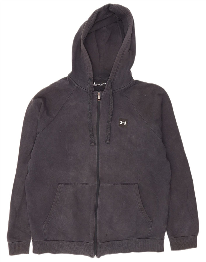 Under Armour Herren Cold Gear Zip Hoodie Pullover Medium Marineblau Baumwolle
