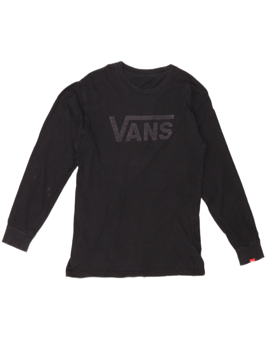 VANS Herren Graphic Top Langarm Mittelschwarz Baumwolle