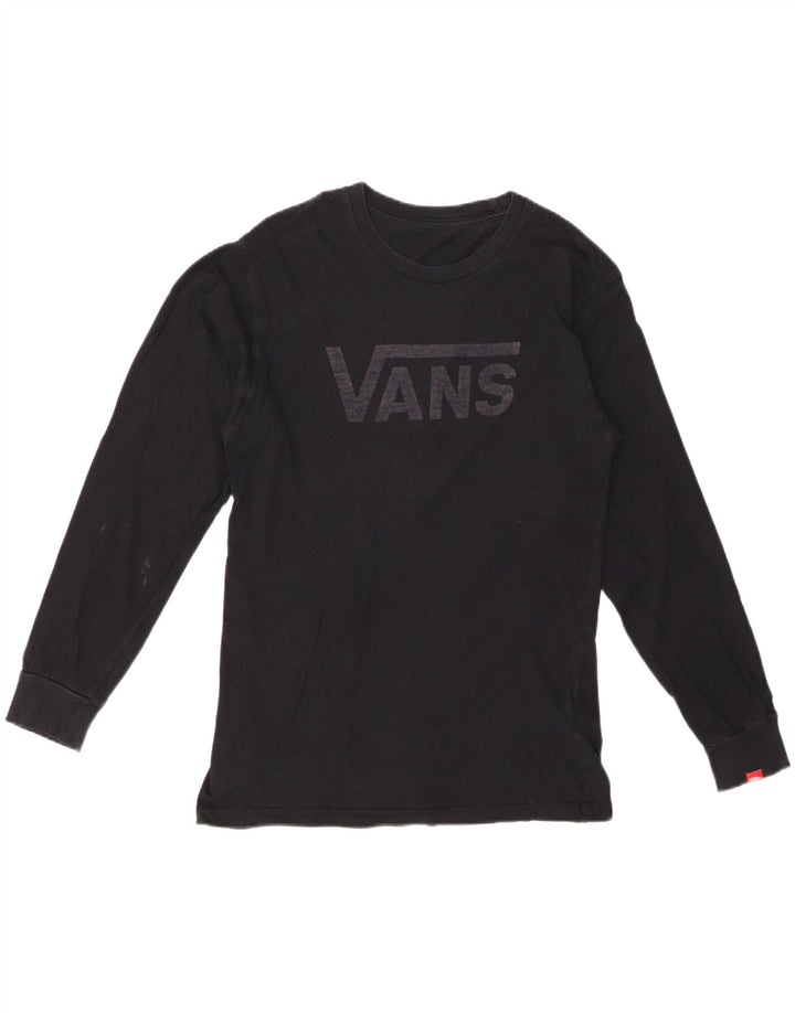 VANS Herren Graphic Top Langarm Mittelschwarz Baumwolle