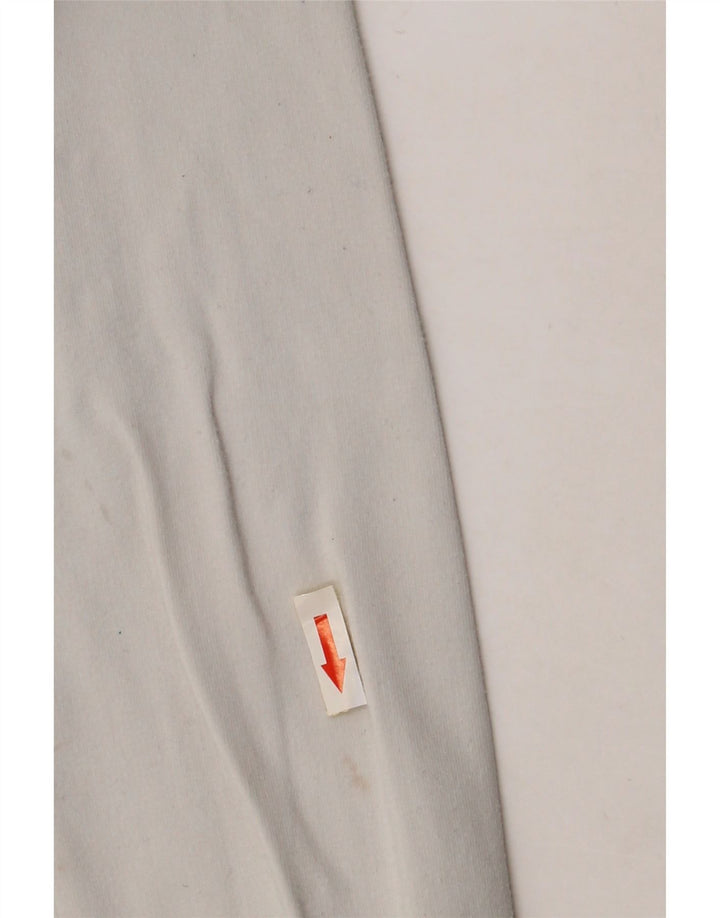 ADIDAS Herren-Trainingsanzug, Top-Jacke, UK 36/38, Größe S, weiße Baumwolle