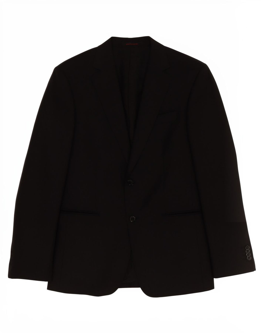 Pierre Cardin Herren 2-Knopf-Blazerjacke UK 38 Medium Schwarz Klassisch
